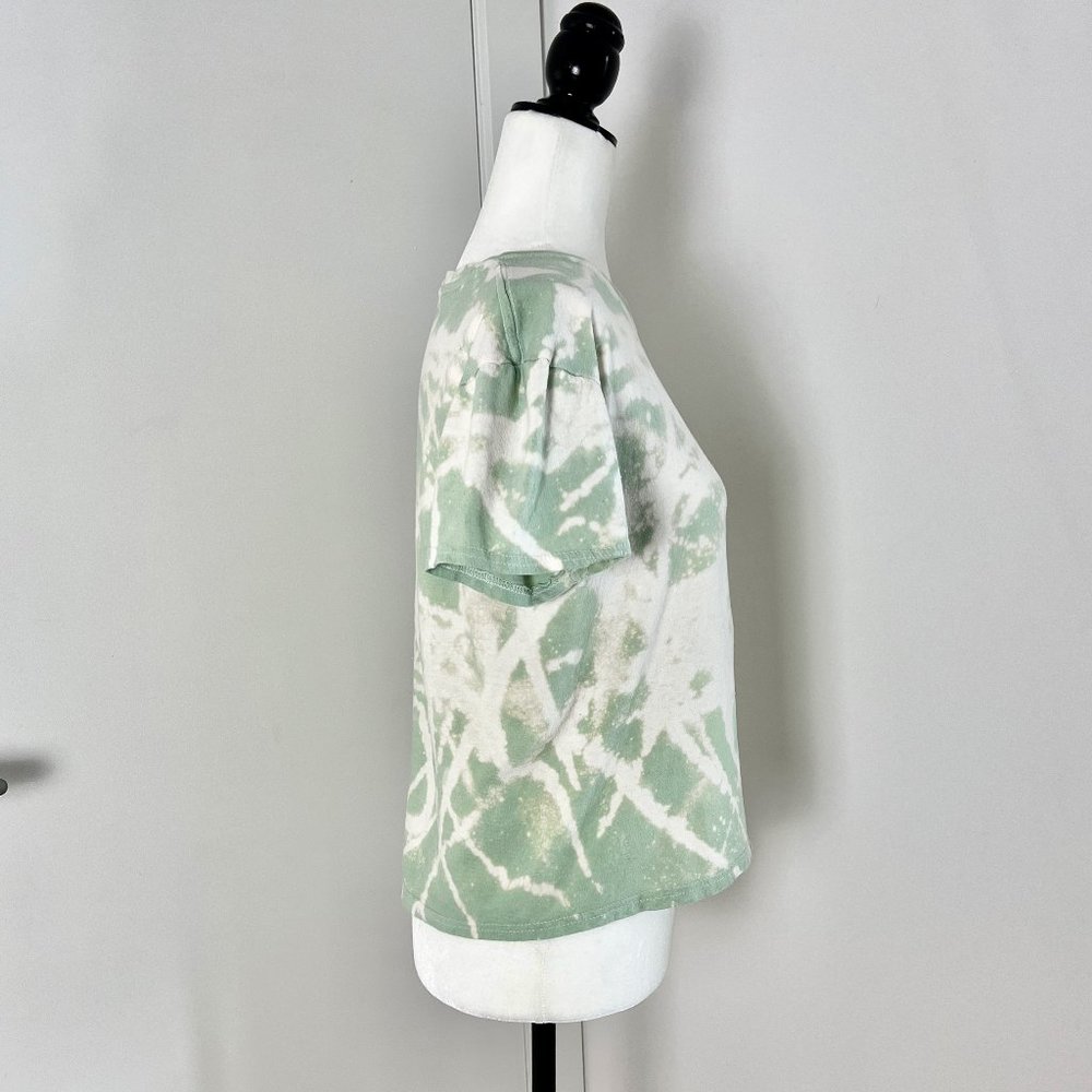 ✨Upcycled | NastyGal | Relaxed Honey Graphic T Shirt | Small Mint Green - Picture 11 of 12